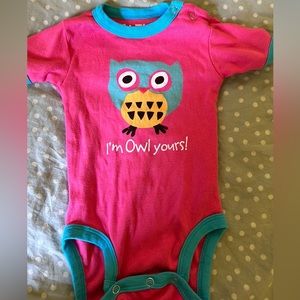 EUC Lazy One I’m Owl Yours Onesie 12M